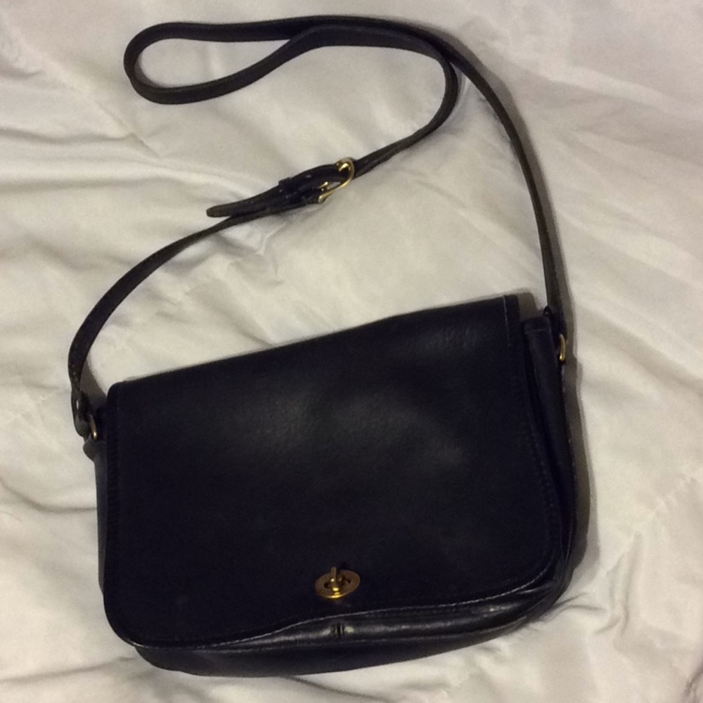 Vintage Leather Crossbody Purse
